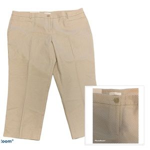 Dalia Beige Print Capri Size 18